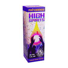 High Spirits - 1OZ Tincture Blood Orange And Chocolate With Skullcap Cacao And Yerba Mate