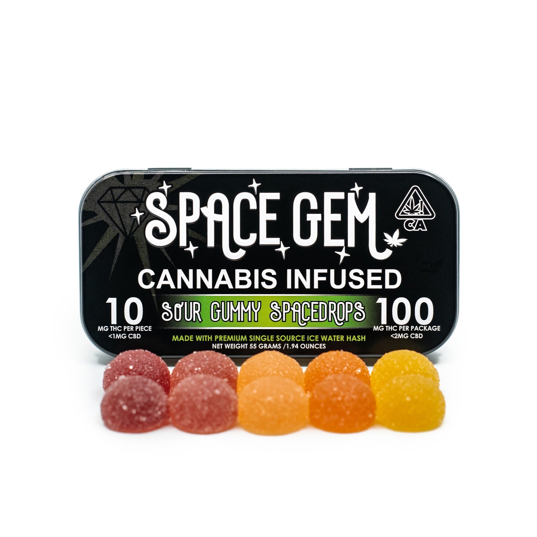 Sour Spacedrops 100MG